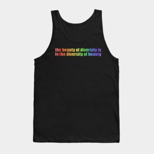 The Beauty of Diversity Tank Top